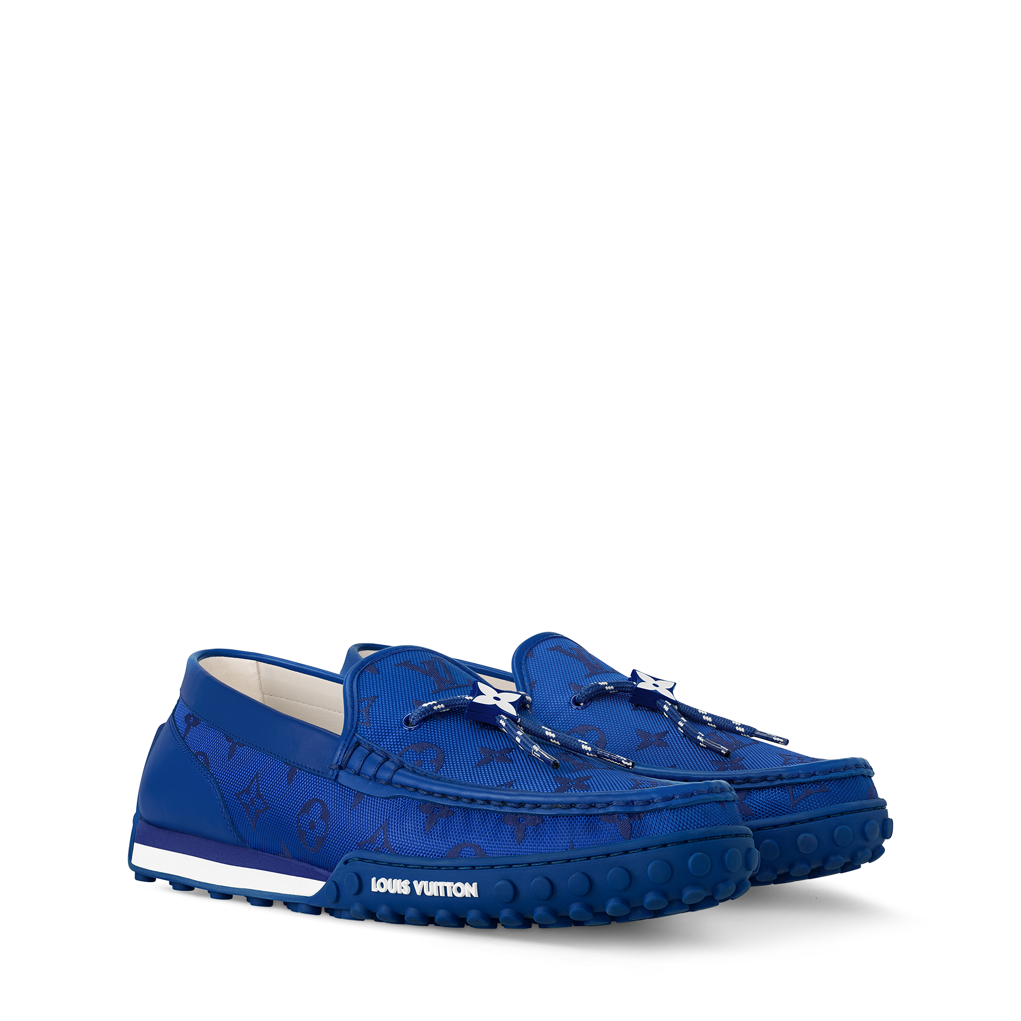 LOUIS VUITTON ネイビー ローファー louis-vuitton--